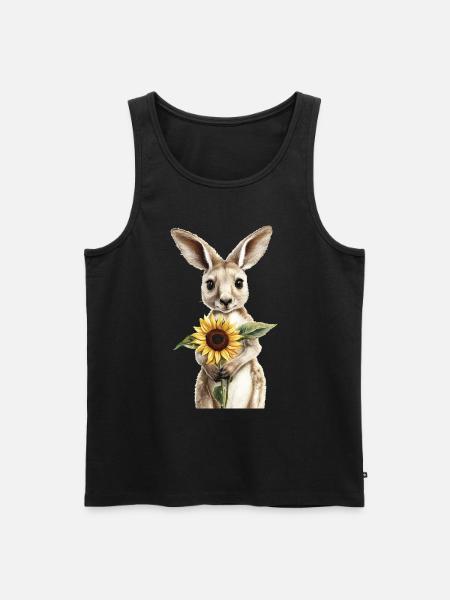 Pinguin - Männer Premium Bio Tank Top - Schwarz
