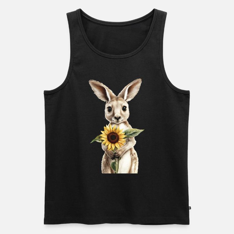 Pinguin - Männer Premium Bio Tank Top - Schwarz