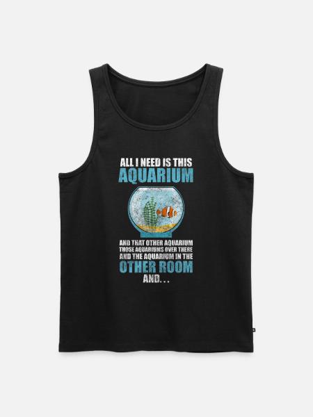 Fish Fish Friends Fish Lovers - Men's Premium Organic Tank Top - black