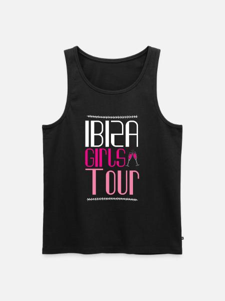 Ibiza Girls Tour - Men's Premium Organic Tank Top - black