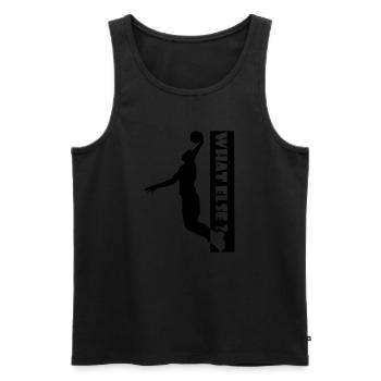 Basketball Sports Basketball Game Jersey - Men's Premium Organic Tank Top - black - Front - Michal (187cm)