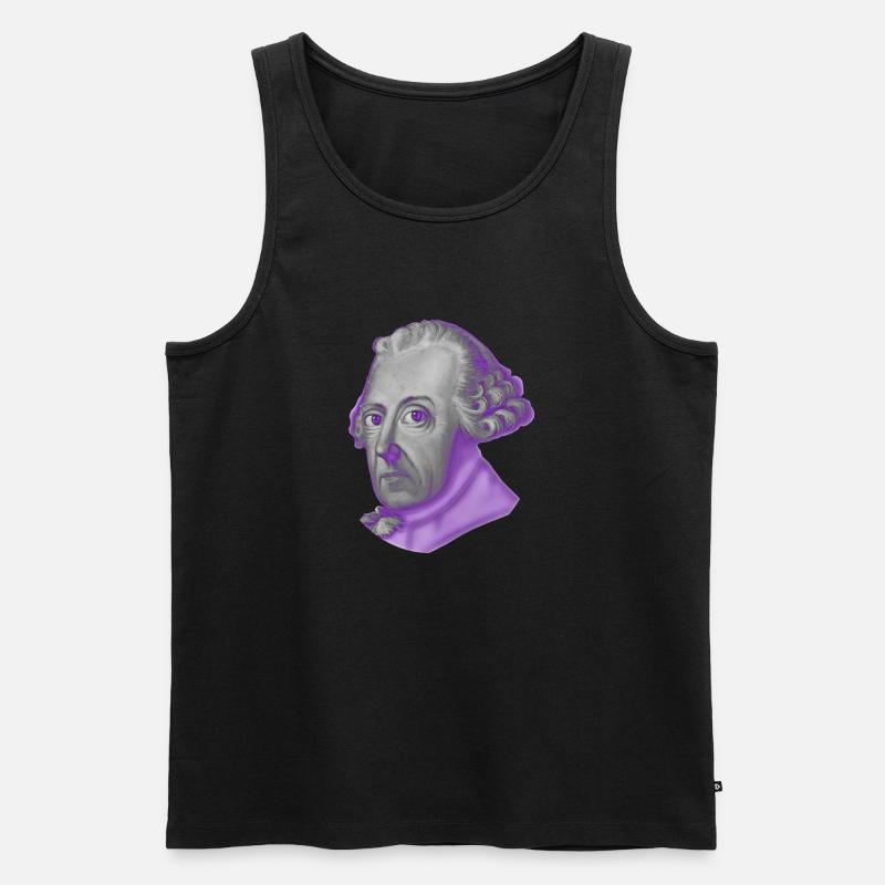 Friedrich II. - Männer Premium Bio Tank Top - Schwarz