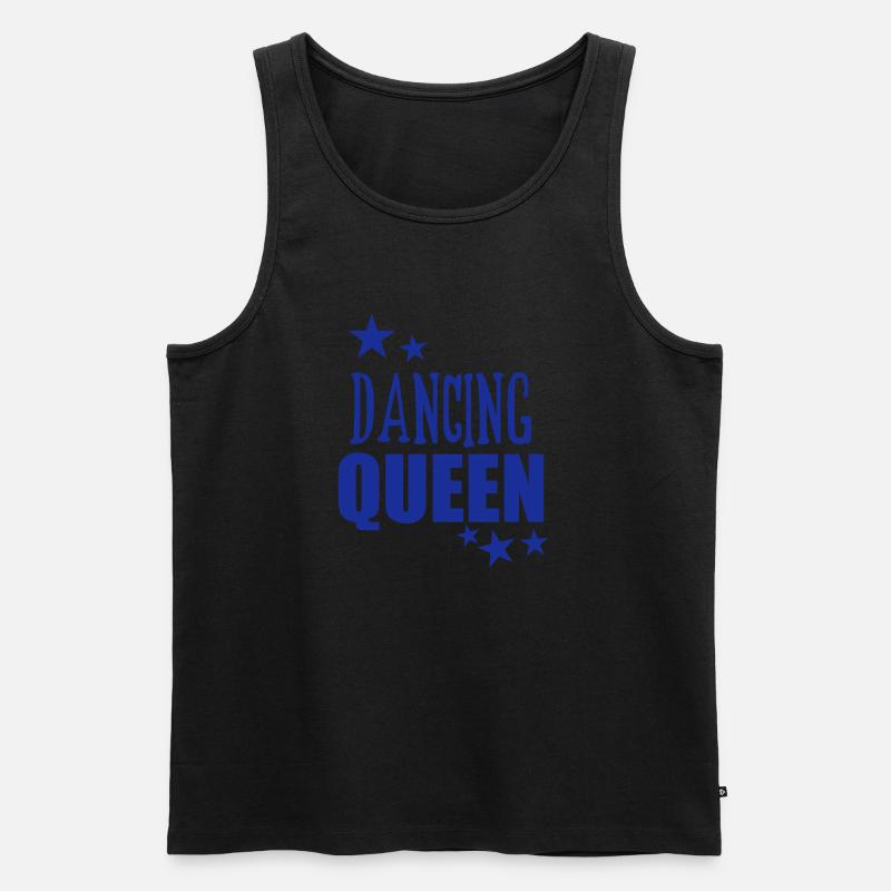 Dancing Queen - Männer Premium Bio Tank Top - Schwarz