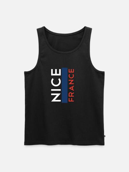 Nizza Frankreich Nice France - Men's Premium Organic Tank Top - black