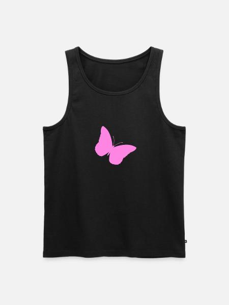 Butterfly Papillon purple Butterfly - Men's Premium Organic Tank Top - black