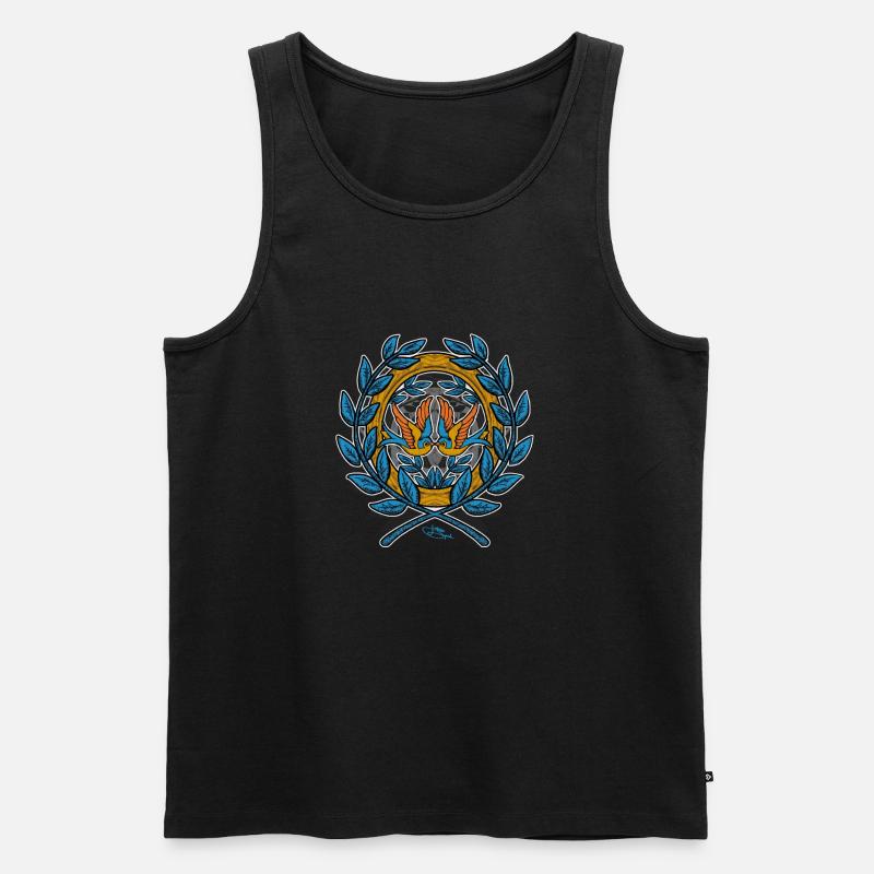 masamune - Männer Premium Bio Tank Top - Schwarz