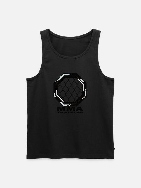 MMA - Men's Premium Organic Tank Top - black