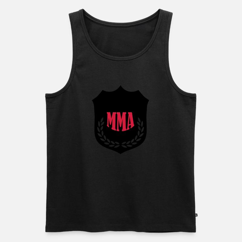 mma_02 - Männer Premium Bio Tank Top - Schwarz