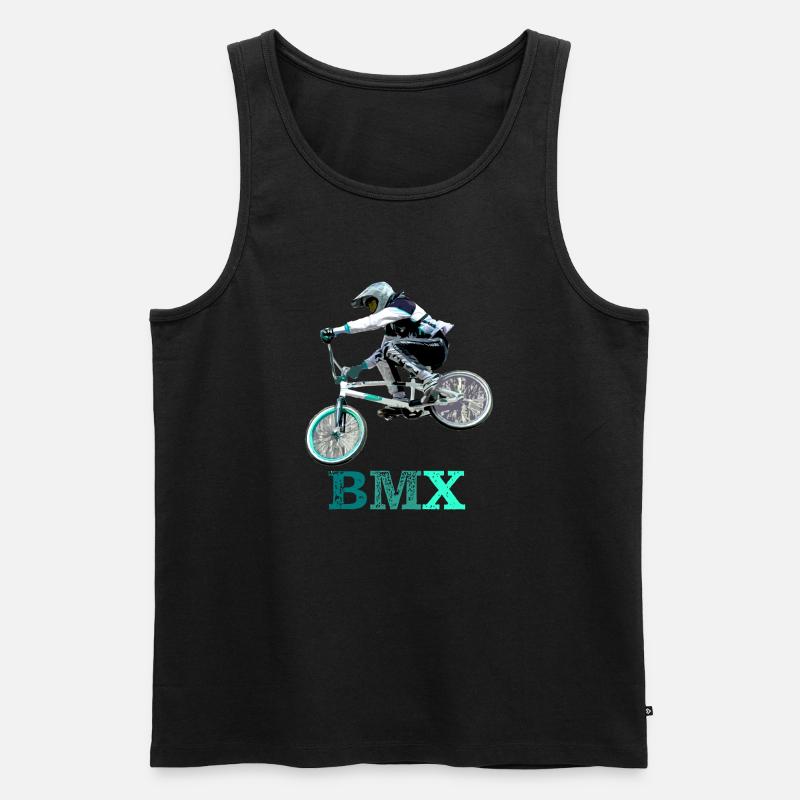 bmx racing - Männer Premium Bio Tank Top - Schwarz