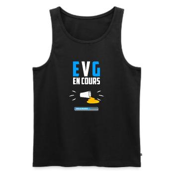EVG en cours - Marié - Débardeur bio Premium Homme - noir - Devant - Michal (187cm)
