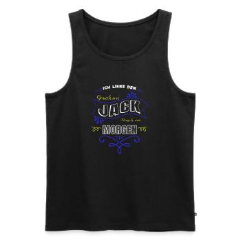 windhund statement hundefreund geschenk witzig - Männer Premium Bio Tank Top - Schwarz - Vorne - Michal (187cm)