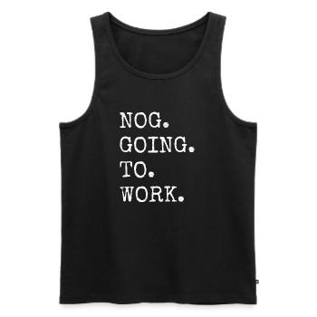 Dinosaur Moon Computer Cool Joke Dinosaur Lover - Men's Premium Organic Tank Top - black - Front - Michal (187cm)
