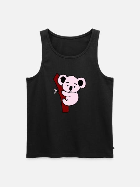 koala - Débardeur bio Premium Homme - noir