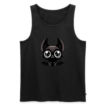 Chauve-souris - Débardeur bio Premium Homme - noir - Devant - Michal (187cm)