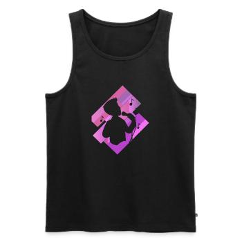 Singen Karaoke - Männer Premium Bio Tank Top - Schwarz - Vorne - Michal (187cm)