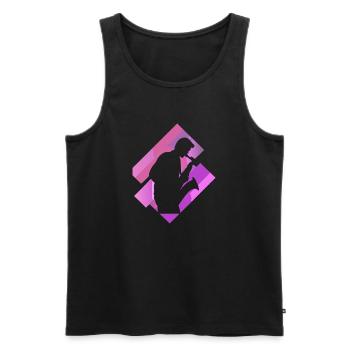 Jazz Brass Band Music - Men's Premium Organic Tank Top - black - Front - Michal (187cm)