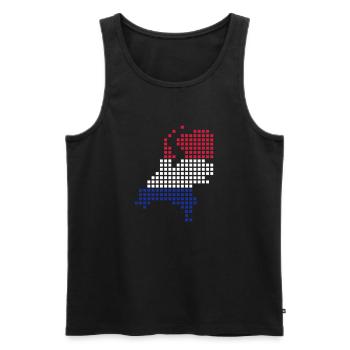 Holland - Niederlande - Männer Premium Bio Tank Top - Schwarz - Vorne - Michal (187cm)