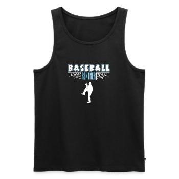 Baseball Rentner Rente Ruhestand Baseballer - Männer Premium Bio Tank Top - Schwarz - Vorne - Michal (187cm)