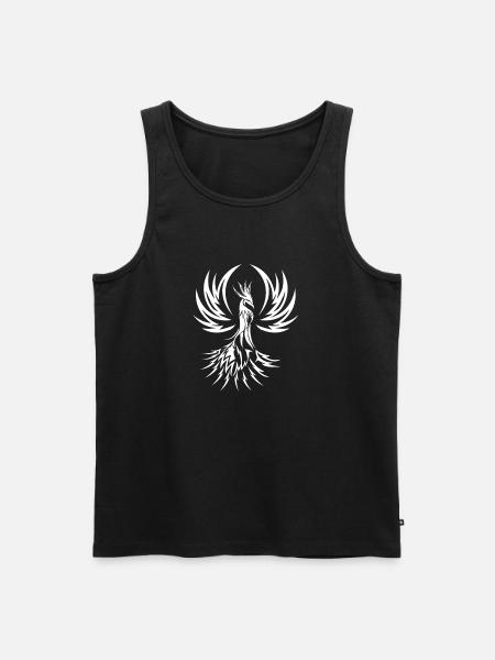 Phoenix Phönix - Männer Premium Bio Tank Top - Schwarz