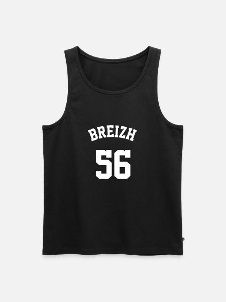 BRITAIN BREIZH 56 - Men's Premium Organic Tank Top - black