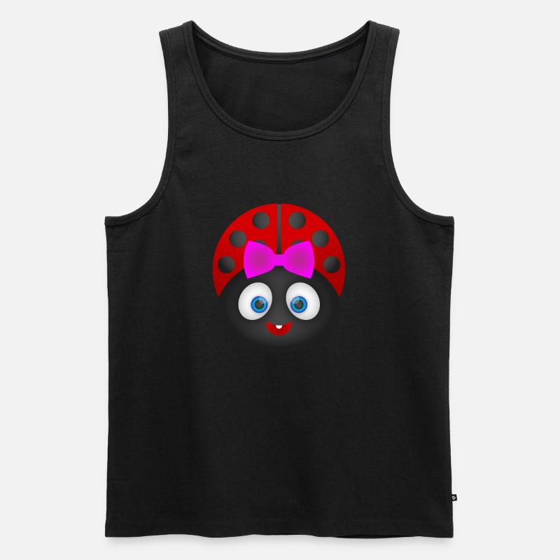 Ladybug - Ladybug! Gift idea! - Men's Premium Organic Tank Top - black