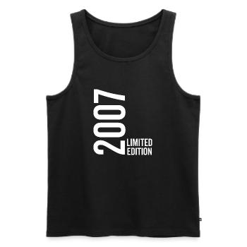 2007 Limited Edition - Männer Premium Bio Tank Top - Schwarz - Vorne - Michal (187cm)