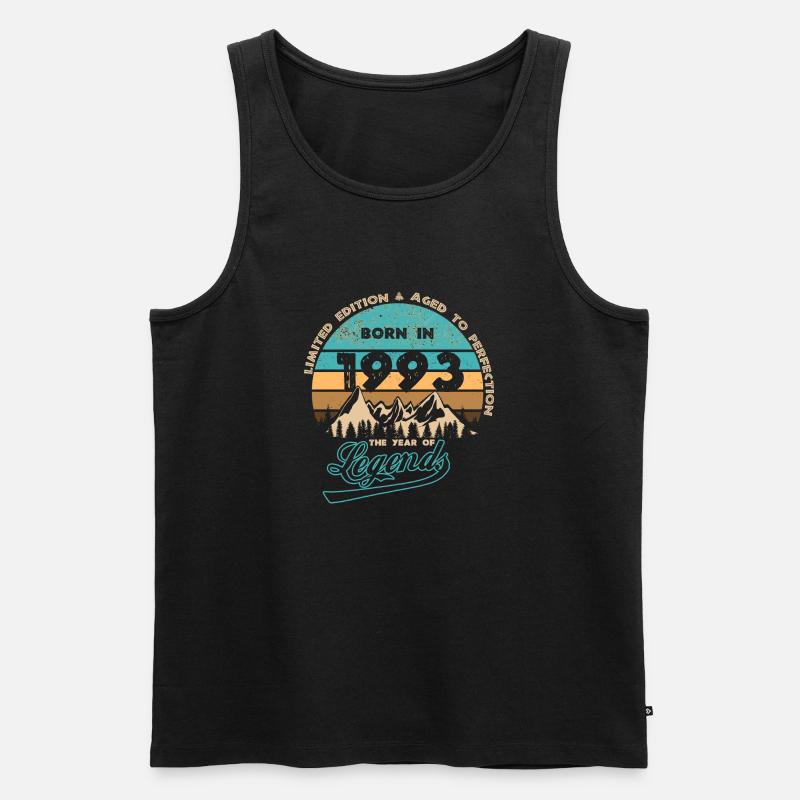 Legenden 1993 - Männer Premium Bio Tank Top - Schwarz