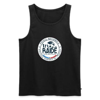 Picole Nationale - Humour Apéro - Débardeur bio Premium Homme - noir - Devant - Michal (187cm)