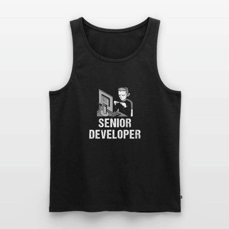 Programmierer Programmierung Informatik Computer Männer Premium Bio Tank Top