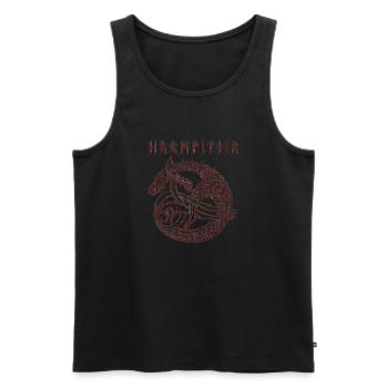 Wikinger norden valhalla schweden skandinavien flaga - Männer Premium Bio Tank Top - Schwarz - Vorne - Michal (187cm)
