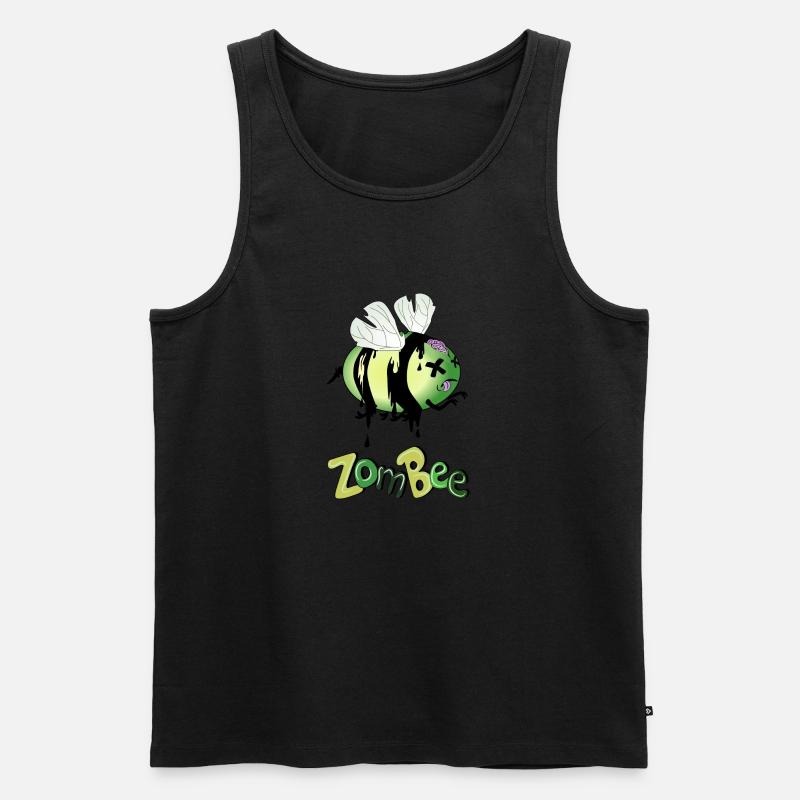 ZomBee - Männer Premium Bio Tank Top - Schwarz