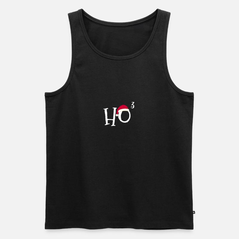 Math Nerd Hohoho Christmas - Men's Premium Organic Tank Top - black
