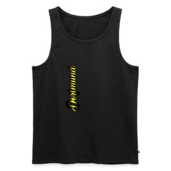 Dortmund - Débardeur bio Premium Homme - noir - Devant - AI Model Male 178 light (178cm)