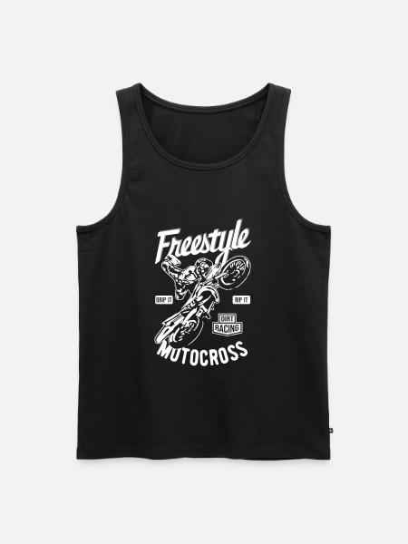 Freestyle motocross - Men's Premium Organic Tank Top - black