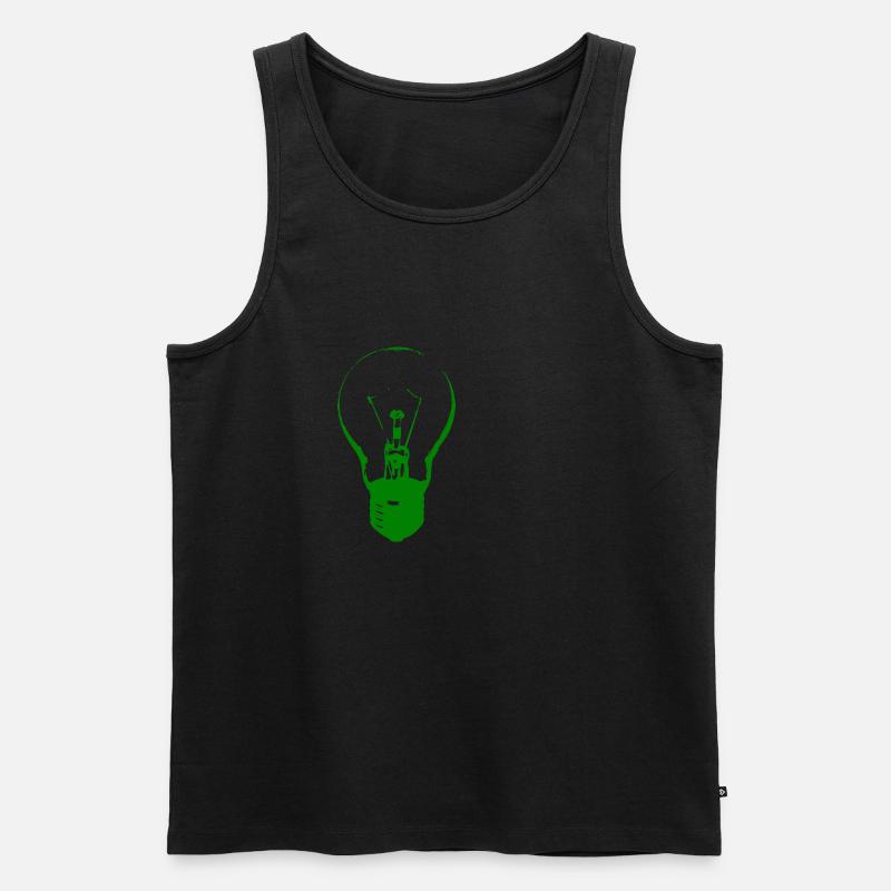Glühbirne - Männer Premium Bio Tank Top - undefined