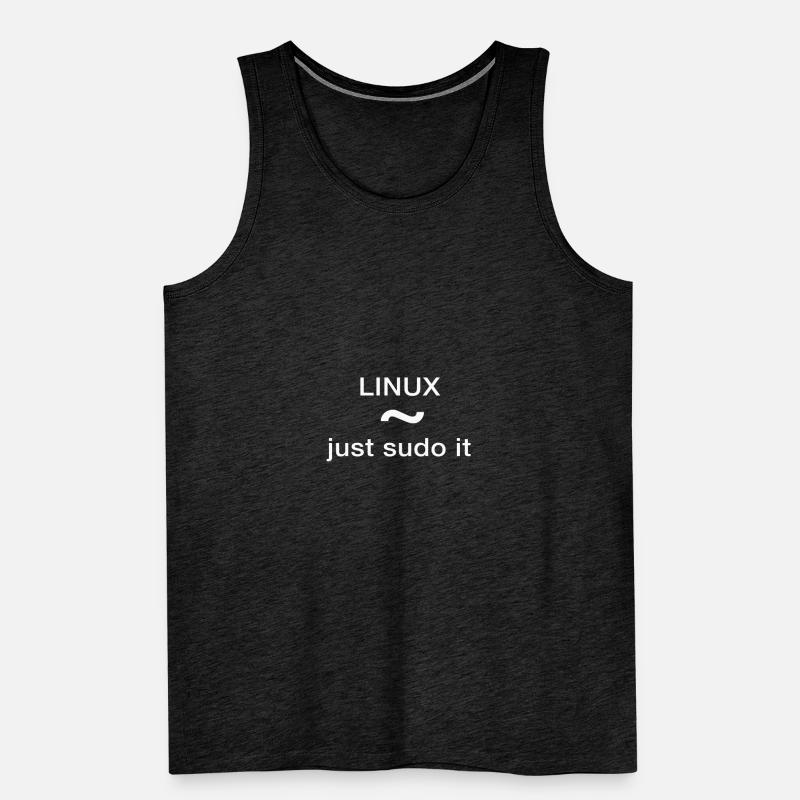 linux just sudo it Admin Programmeur pc Nerd lol Débardeur bio Premium Homme