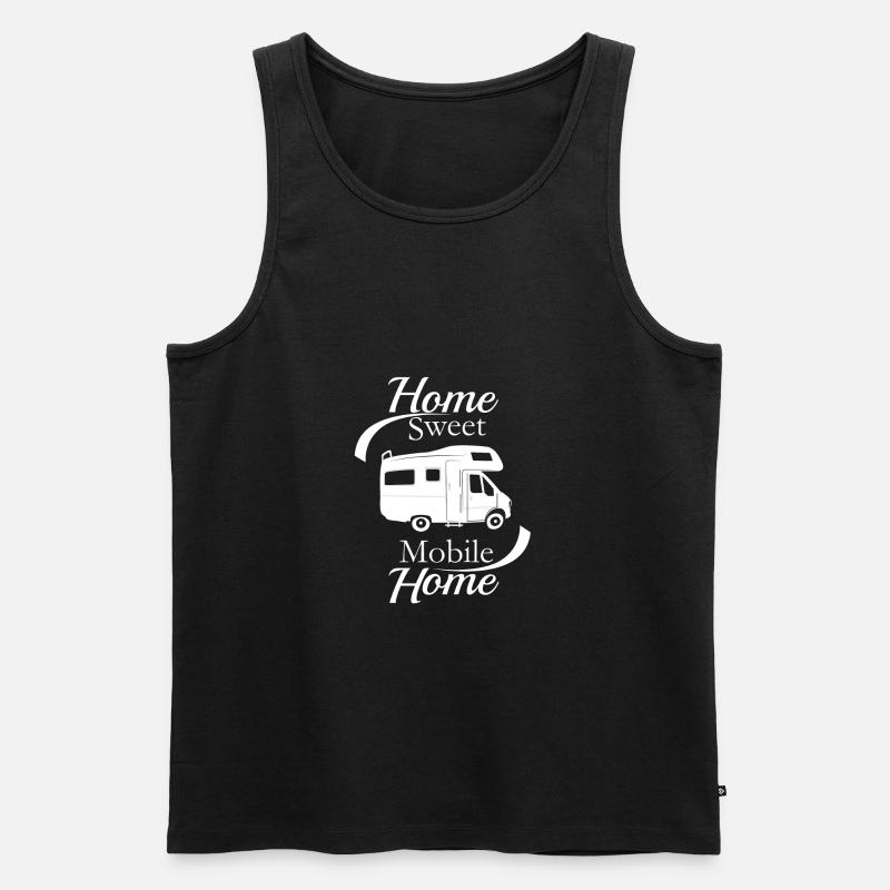 Wohnmobil Camping Camper - Männer Premium Bio Tank Top - Schwarz