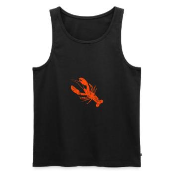 Krebse Langusten Hummer Meeresfrüchte Geschenkidee - Männer Premium Bio Tank Top - Schwarz - Vorne - AI Model Male 178 light (178cm)