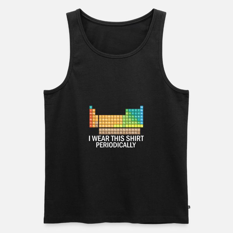 Periodensystem der Elemente - Männer Premium Bio Tank Top - Schwarz