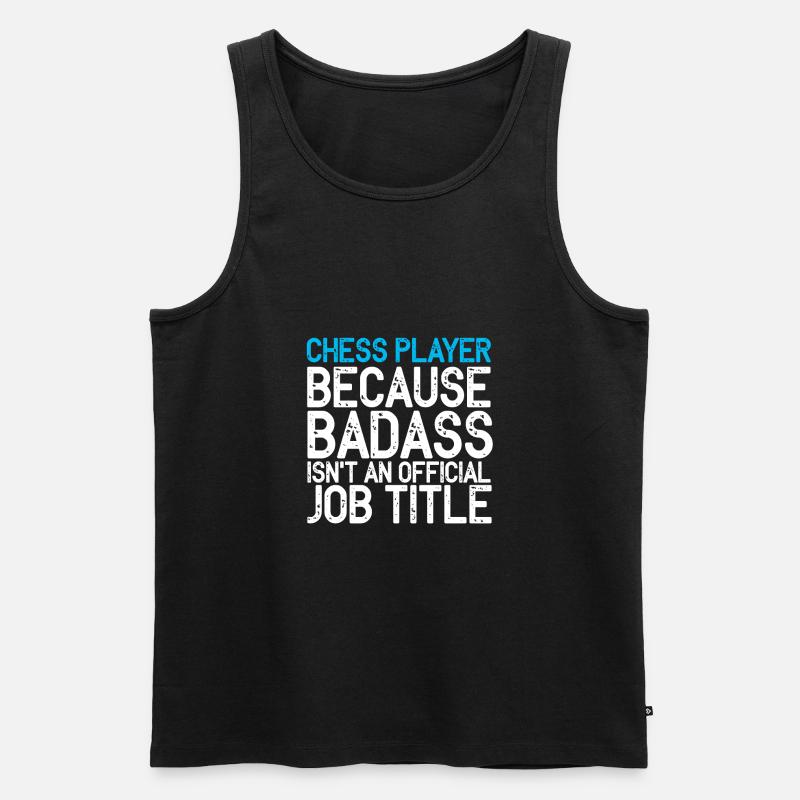 Schach - Männer Premium Bio Tank Top - Schwarz