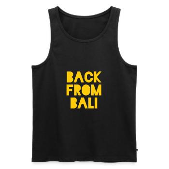 Bali Geschenk - Männer Premium Bio Tank Top - Schwarz - Vorne - Michal (187cm)
