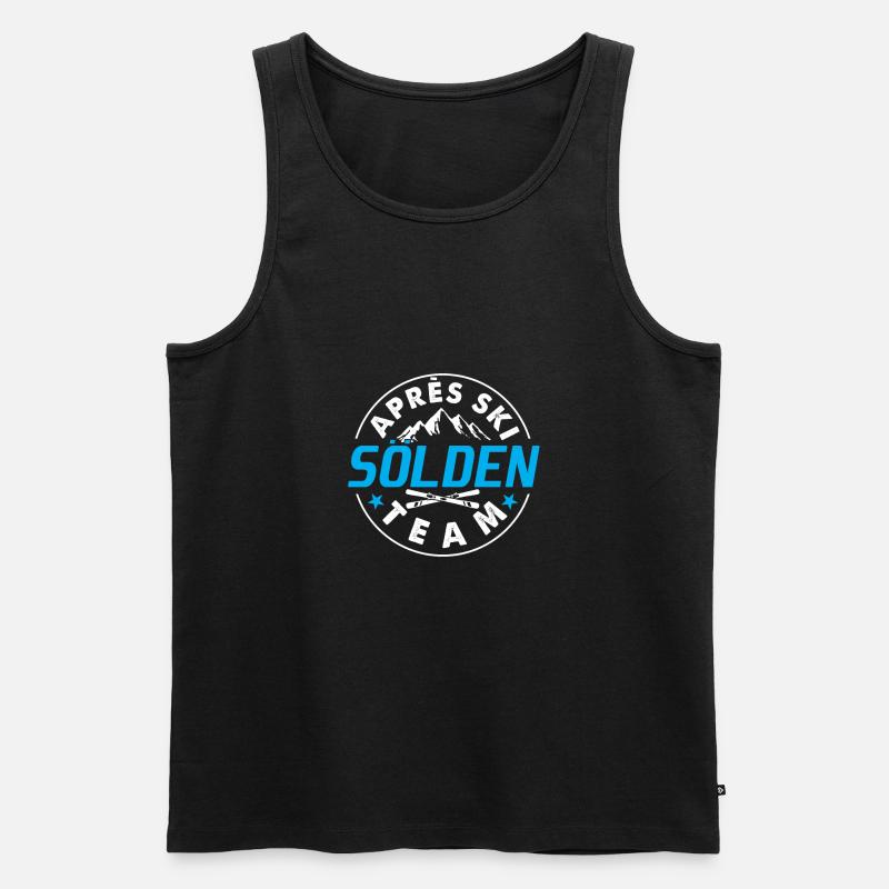Après Ski Sölden Teamgeschenk - Männer Premium Bio Tank Top - Schwarz