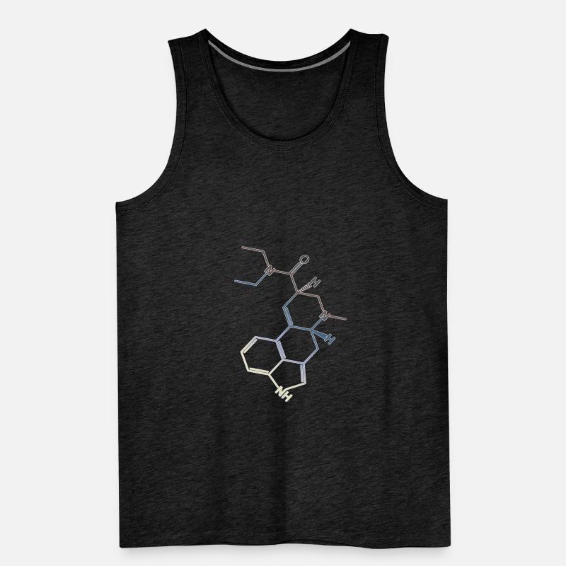 LSD Structural Formula Molecule A. Hofmann Bicycle Day Men's Premium Organic Tank Top