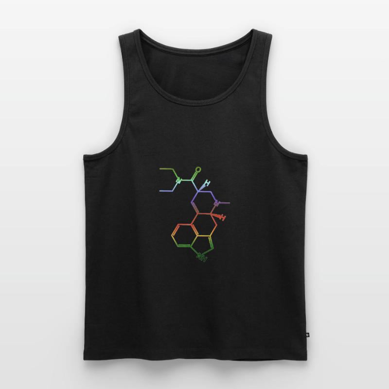 LSD structural formula molecule A. Hofmann Bicycle Day Men's Premium Organic Tank Top