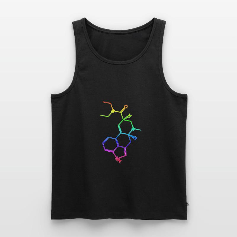 LSD structural formula molecule A. Hofmann Bicycle Day Men's Premium Organic Tank Top