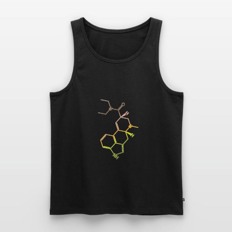 LSD structural formula molecule A. Hofmann Bicycle Day Men's Premium Organic Tank Top