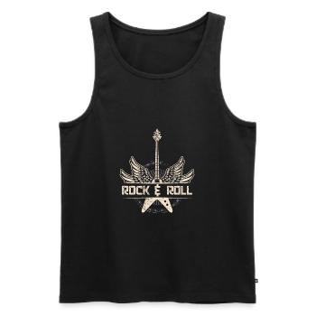 Classic Rock Gift Design Pour Années 80 Classique Rock - Débardeur bio Premium Homme - noir - Devant - Michal (187cm)