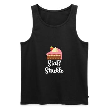 Schwaben Schwäbisch Stuttgart Schwabe Geschenk - Männer Premium Bio Tank Top - Schwarz - Vorne - AI Model Male 178 light (178cm)