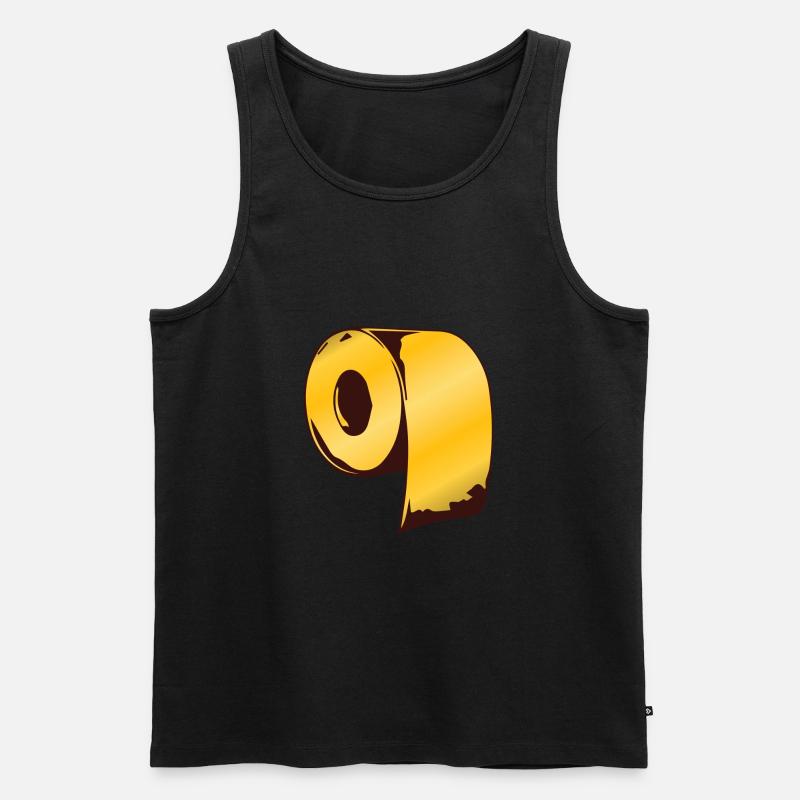 Klopapier Gold 2020 Hamsterkäufe - Männer Premium Bio Tank Top - Schwarz