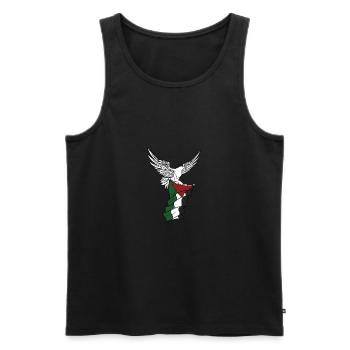 Liberté pour la Palestine Drapeau palestinien Gaza - Débardeur bio Premium Homme - noir - Devant - Michal (187cm)